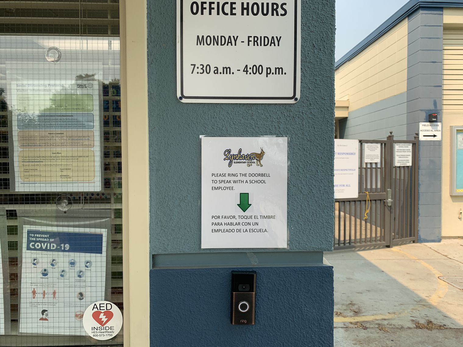 picture of RING doorbell 