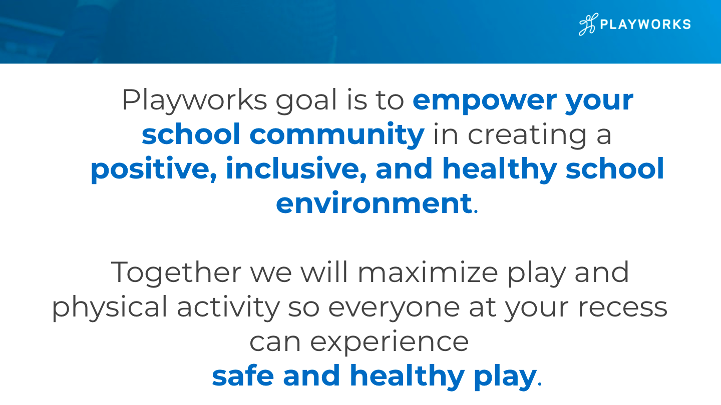 Playworks Mission